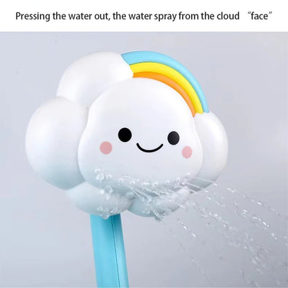 Cloud Weather Bath Toy for Kids Press Spray Educational Water Cycle Play Pool Beach Safe Fun