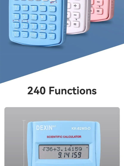 Multifunctional Scientific Calculator Student Simple Portable Big Screen Function Calculator Stationery School Office Supplies