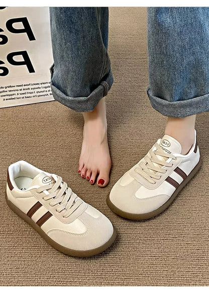 Women's Shoes Autumn New Fashion Trend Casual Shoes Wide Toe Soft Comfortable Flat Shoes Outdoor Casual Sports Shoes
