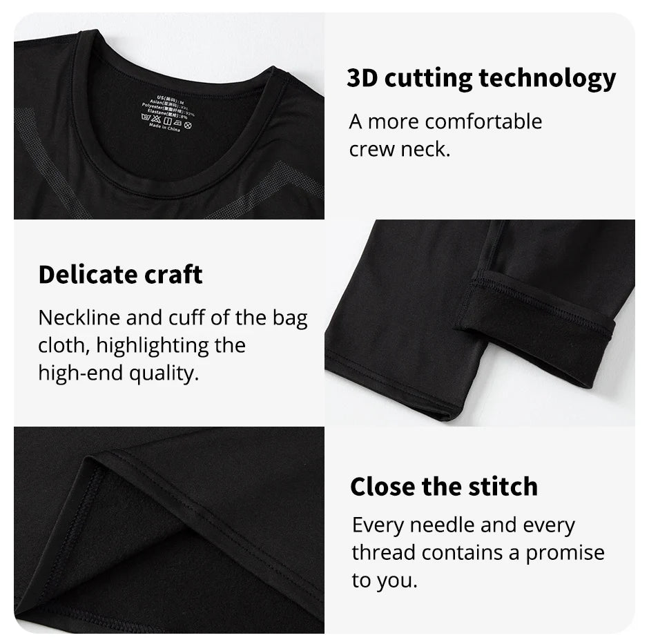 2 Pcs Spring And Autumn Men's Long-sleeved Trousers Sports Suit Fitness Running Jogging Bottoming Clothes License To Train Pants