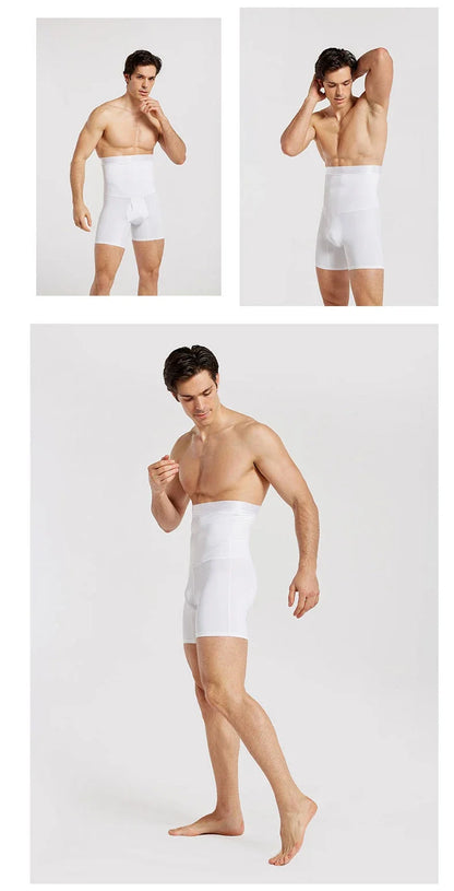 Men Tummy Control Shorts Body Shaper Compression High Waist Trainer Belly Tummy Control Slimming Shapewear Boxer Underwear Fajas