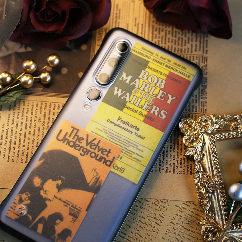 10/20/43pcs Rock Music Ticket Graffiti Stickers Retro Band Decal Sticker for Kids Toys Cool Waterproof DIY Guitar Motorcycle Car