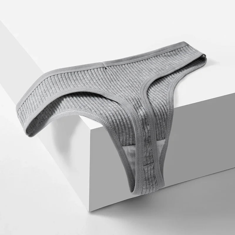 10PCS women's panties Cotton striped bikini panties Sexy sport thong soft, comfortable and breathable pure cotton sexy