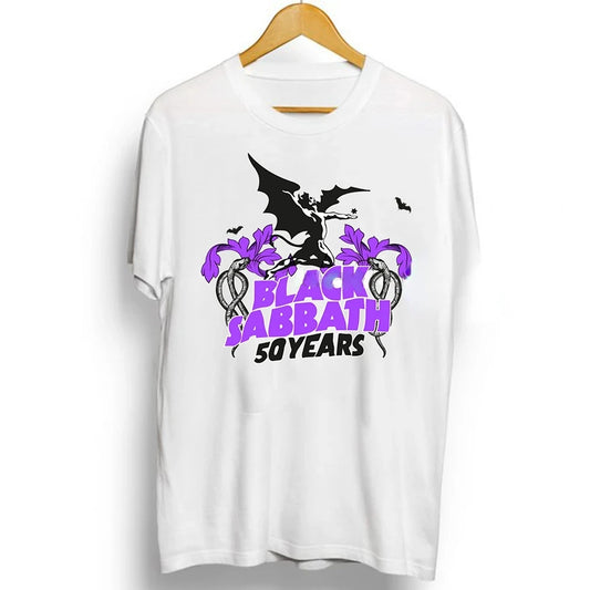 Black Metal Rock Band Graphic T-Shirt - Eternal Feedback