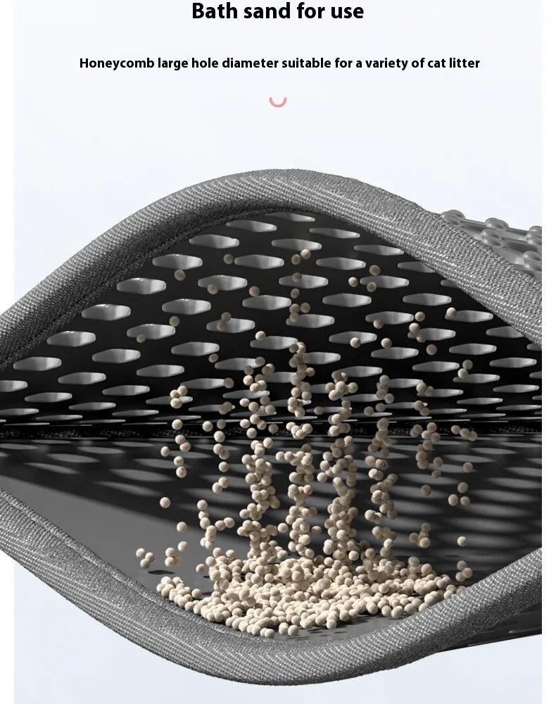 Large Waterproof Double Layer Cat Litter Mat Non-Slip Washable Pet Litter Box Mat Durable Sand Trapper Easy Clean Cat Toilet Mat