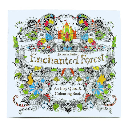 3 Pcs/Set Secret Garden + Enchanted Forest + Animal Kingdom Coloring Book Children Drawing Coloring Books English Edition