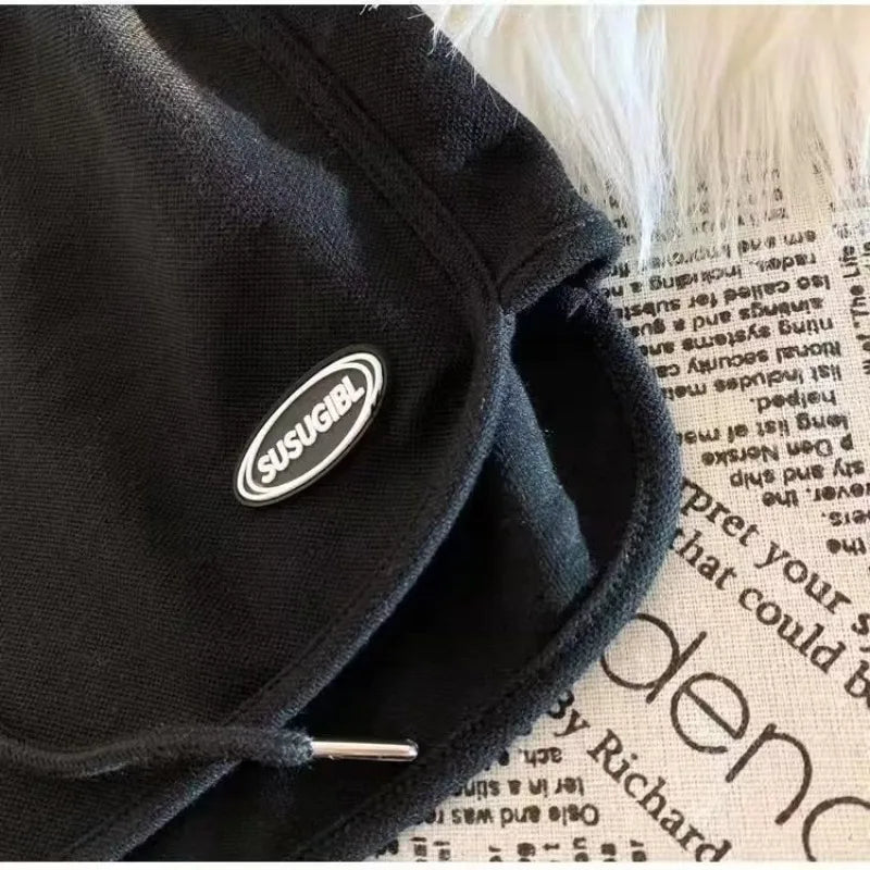 Women Casual Drawstring Sports Shorts Summer Thin High Waist Yoga A-line Shorts Loose Women Running Straight Trousers