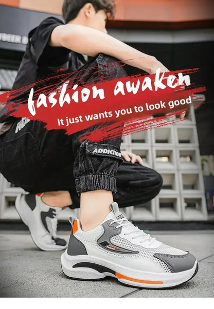 Sneakers for Men Fashion Outsole Male Casual Sport Shoes Man Running Flats Shoes Tenis De Mujer Zapatillas Sapato Masculino