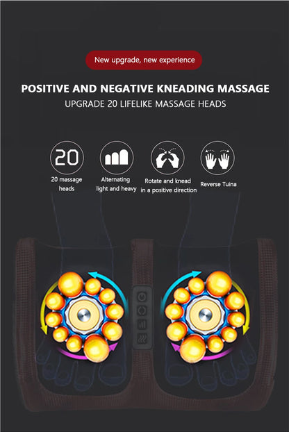 Foot massage machine Foot kneading foot leg massager electric heating home leg machine Christmas gifts, Valentine's Day gifts, M