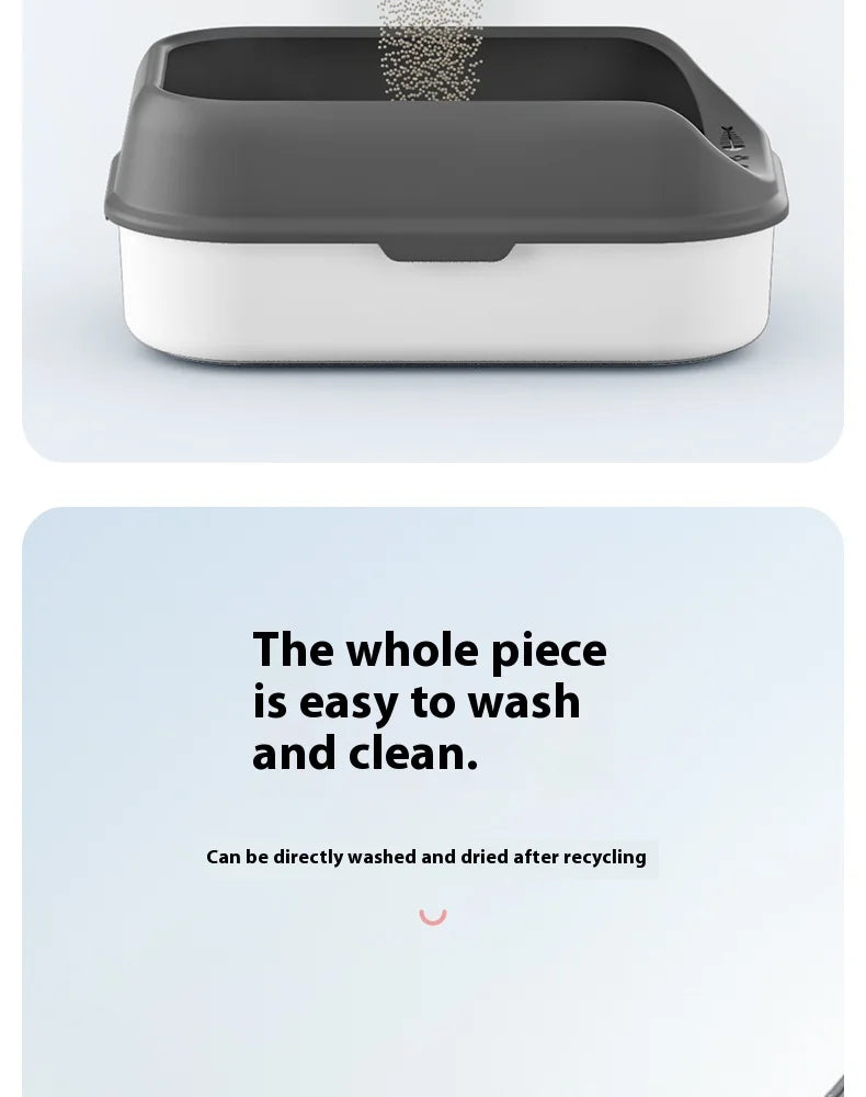 Large Waterproof Double Layer Cat Litter Mat Non-Slip Washable Pet Litter Box Mat Durable Sand Trapper Easy Clean Cat Toilet Mat