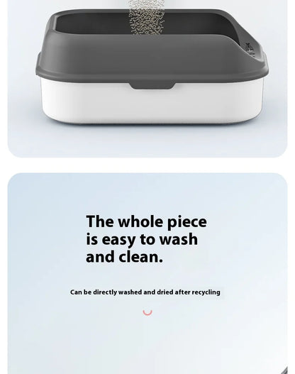 Large Waterproof Double Layer Cat Litter Mat Non-Slip Washable Pet Litter Box Mat Durable Sand Trapper Easy Clean Cat Toilet Mat