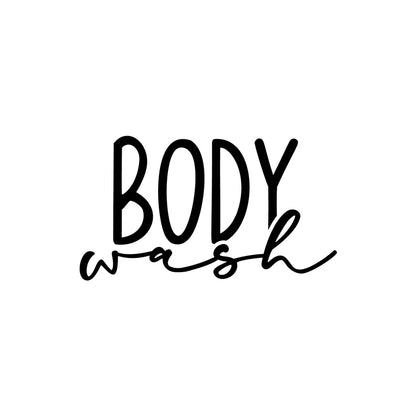 Bathroom Shampoo Body Wash Label Vinyl Sticker Bottle Jar Dispenser Labels Decals Decoration Home Organisation Storage Label