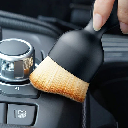 Car Motorcycle Interior Cleaning Brush Air Conditioner Air Outlet Cleaning Soft Brush Car Brush for Car Moto Cleaning Brush