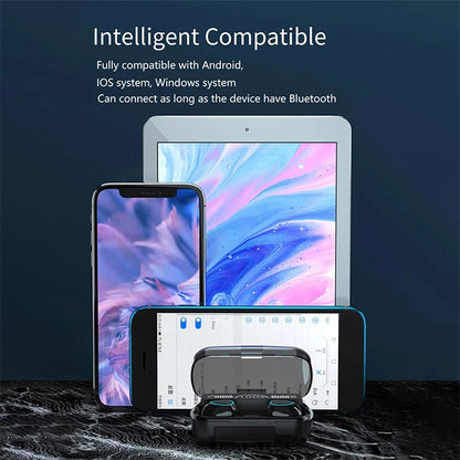 Original Wireless Bluetooth Headset Bluetooth Headphones with Mic Earbuds Charger Box LED Display Fone M10 Earphones