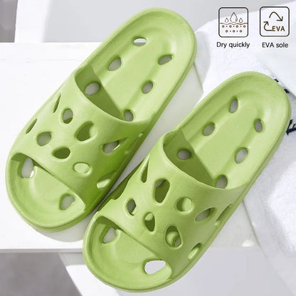 نعال حمام منزلية خفيفة الوزن مقاومة للماء للشاطئ نعال غير قابلة للانزلاق للسباحة والحمامات والأحذية المائية