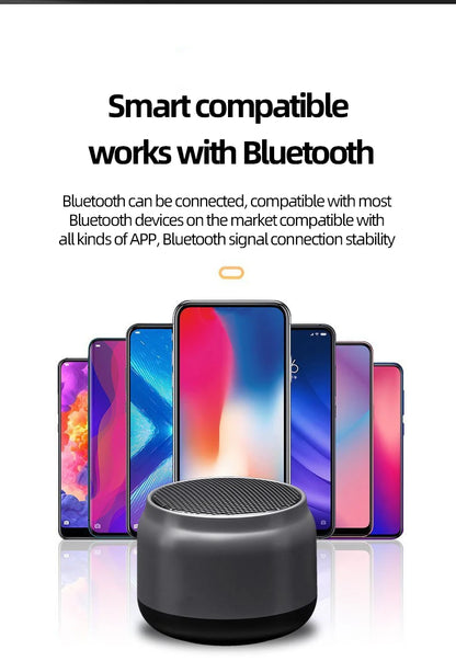 Wireless Bluetooth Speaker Portable Mini Outdoor Wireless Speakers Music Surround Loudspeaker HD Voice Shocking Bass
