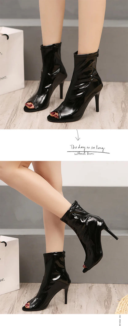 Women's Shoes 2024 High Quality Slip-on Women's Boots Fashion Pleated Office and Career Sexy Pointed Zapatos