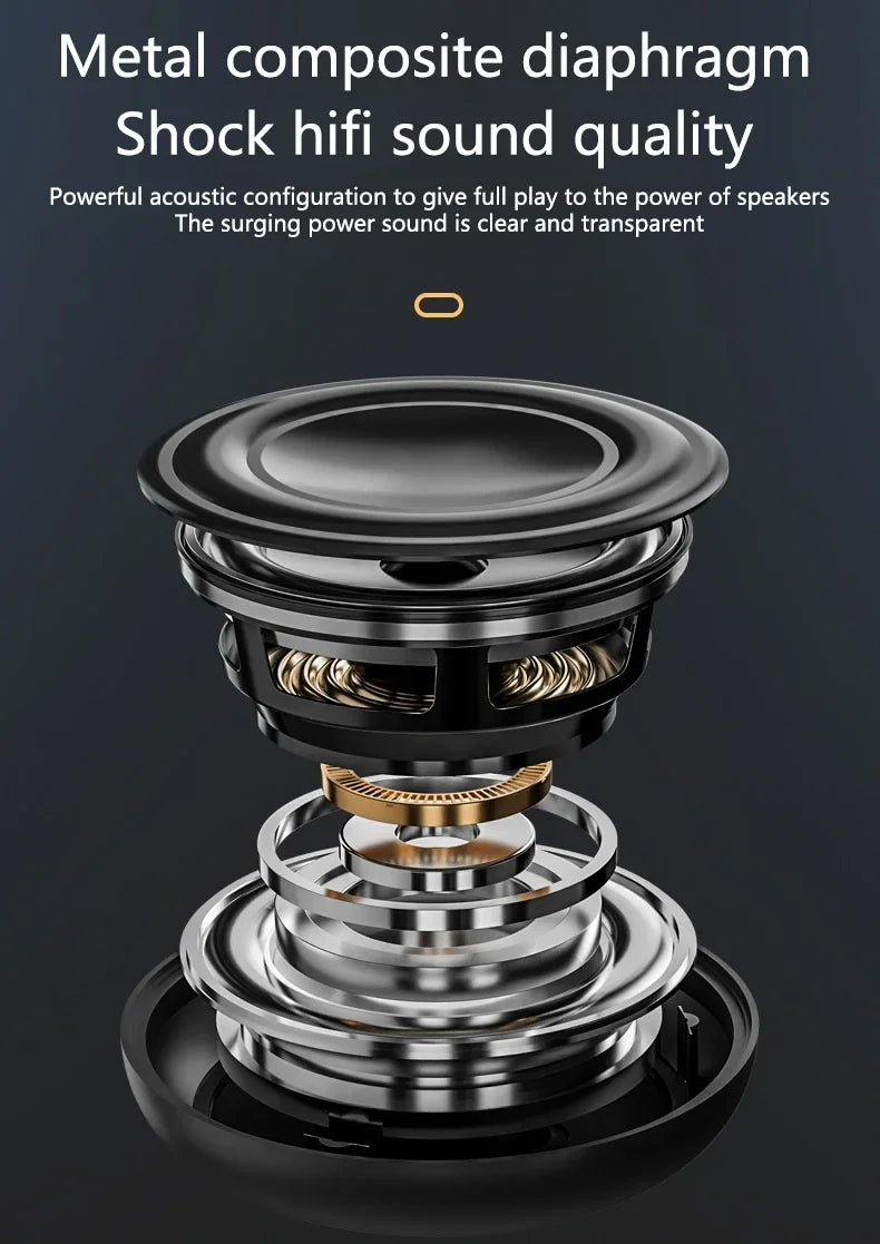 VIKEFON K30 Wireless Bluetooth Speaker Portable Mini Outdoor Wireless Speakers Music Surround Loudspeaker HD Voice Shocking Bass