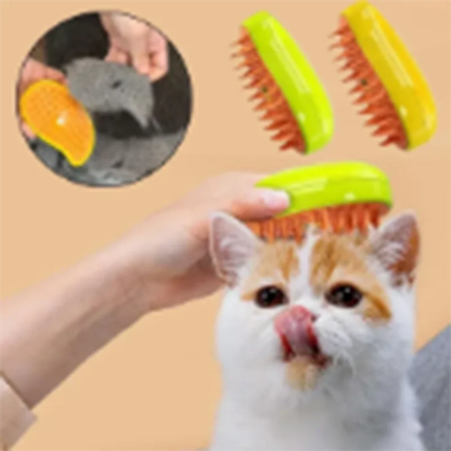 New pet spray massage comb cat and dog one-click spray anti-skies comb bath brush remove floating hair pet comb