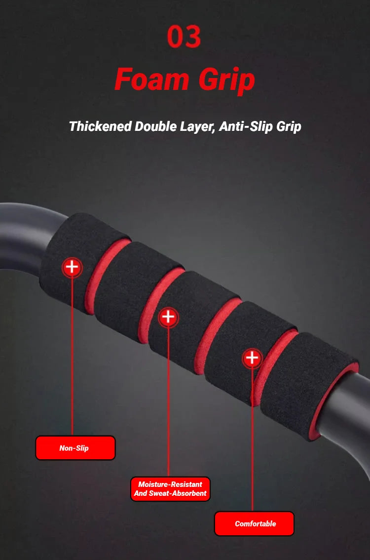 2Pcs Non-Slip Push-Up H-Shaped Support Bar Stand Home Fitness Gym Handles Pushup Bars Exercise Arm Chest Muscle Training Bracket