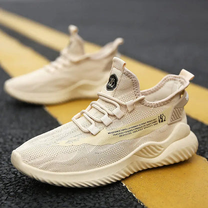 Men Sneakers 2025 Men Tennis Shoes New Fashion Spring and Summer Leisure Walking and Running Breathable Flat Bottom Gym Sports