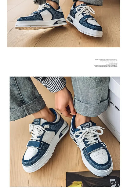 Men's Shoes Autumn Casual Shoes Soft Soled Sports Shoes New Trend Help Breathable Non-slip Board Shoes Fashion Shoes Board Shoes