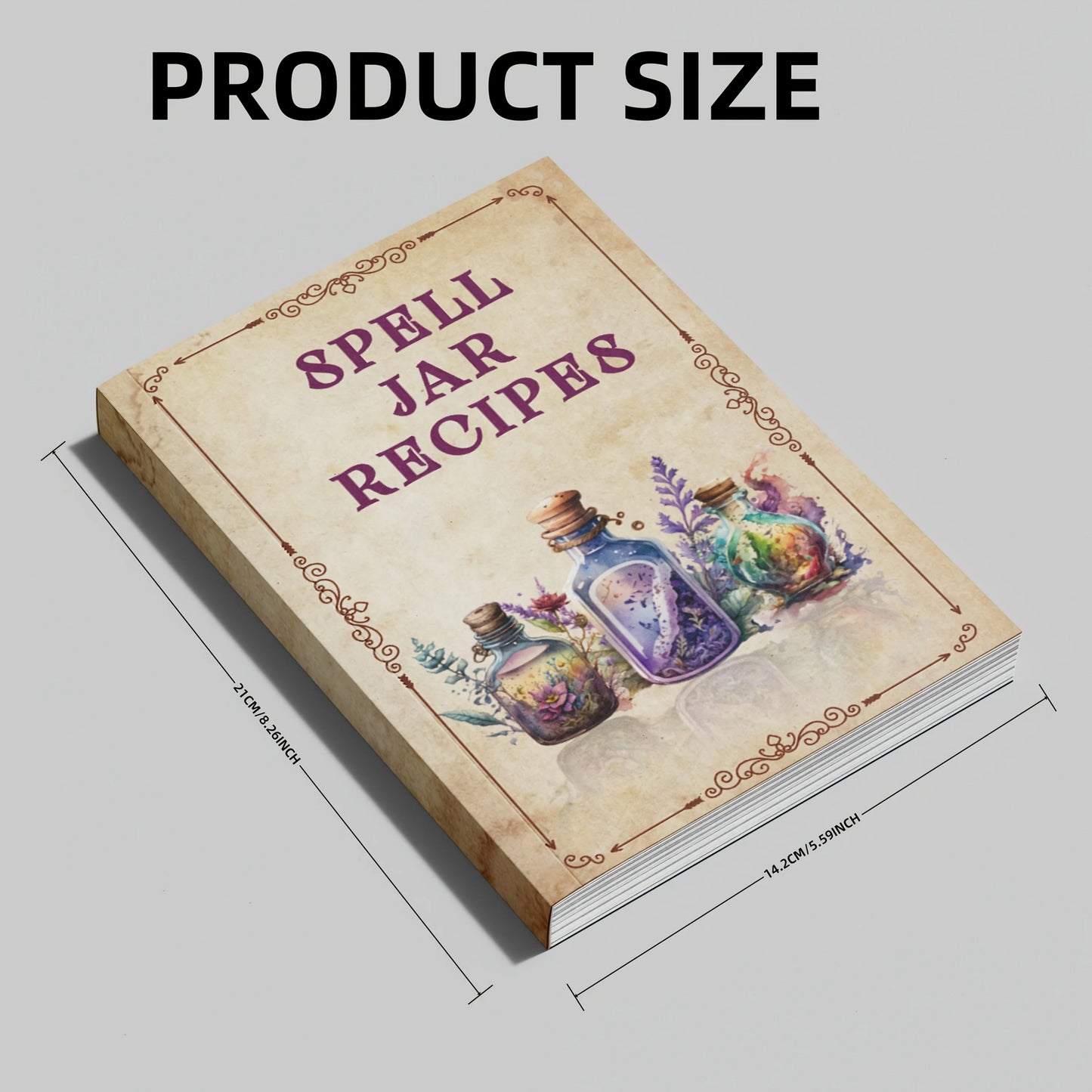 Magic Spell Books for Teens & Adults，for Halloween, Christmas, Birthday Gifts, Tabletop RPG Game Accessories