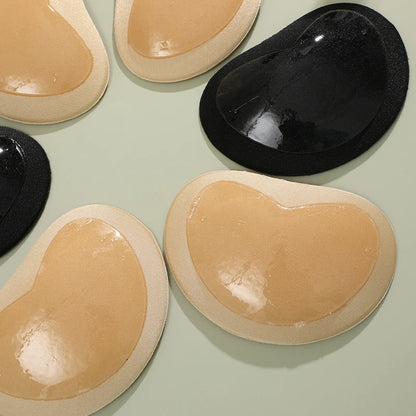 1Pair Silicone Bra Inserts Breast Pads Sticky Push-up Women Bra Cup Thicker Nipple Cover Patch Bikini Inserts for Swimsuit