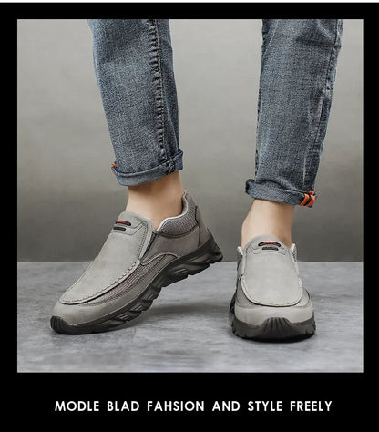 Men Walking Shoes Loafers Sneakers men 2024 New Fashion Handmade Retro Leisure Loafers Shoes Zapatos Casuales Hombres Men Shoes