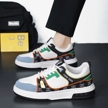 Men's Shoes, Spring 2025 New Printed German Training Board Shoes, Versatile, Niche, High-end, Sports and Leisure Shoes