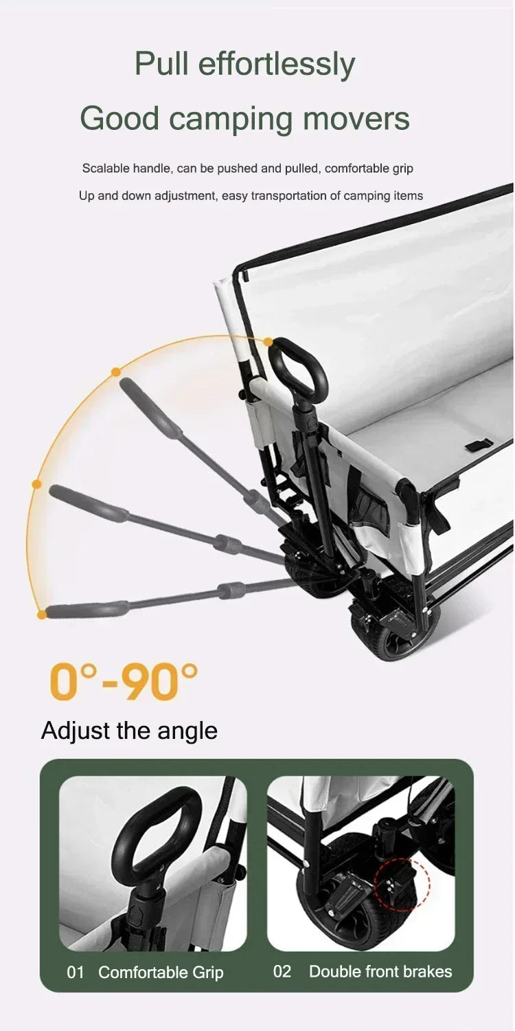 Car camping sofa handcart foldable storage outdoor children can lie down picnic campsite trailer Accessories