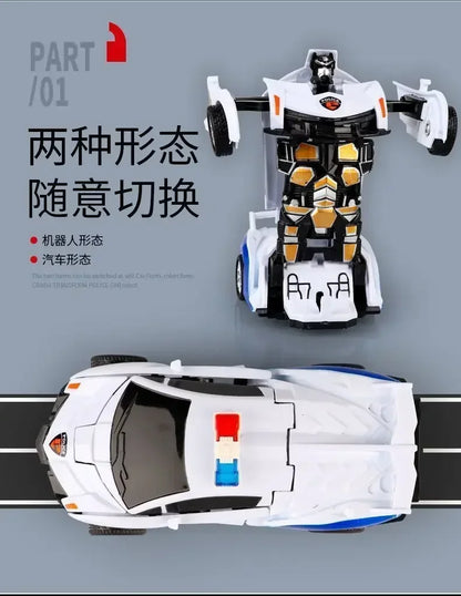 Transforming Inertial Car with Collision Technology: Autobot Robot Car for Boys