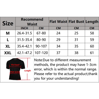 Men Body Shapers Fitness Elastic Abdomen Tight Fitting Short Sleeve Shirt Tank Tops Shape Underwear Slimming Boobs Shaping
