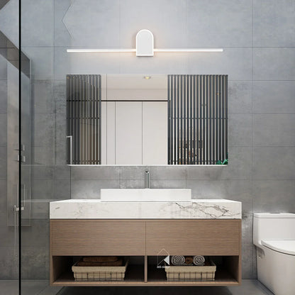 Bathroom Mirror Front Light Modern Led Wall Light Black&White Luminaires Sconce Wall Lamp L70 90 110cm Bathroom Lamp