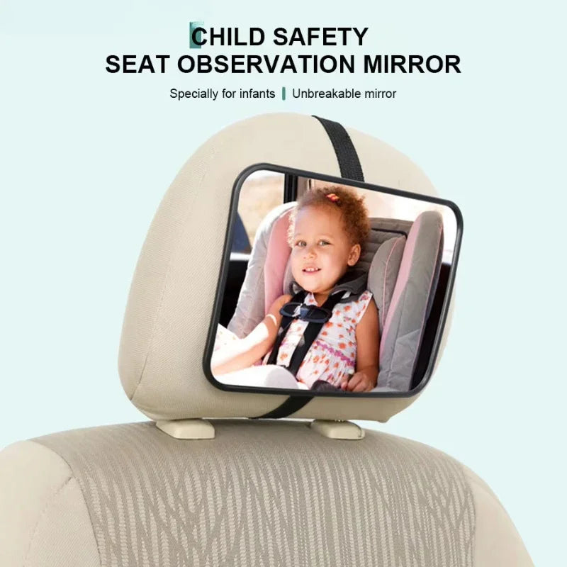 Car Rearview Mirror Baby Mirrors for Safety Interior Mirror Universal Car Seat Headrest Mirror Monitor Child Baby Safety Driving