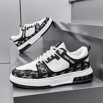 Men's Shoes, Spring 2025 New Printed German Training Board Shoes, Versatile, Niche, High-end, Sports and Leisure Shoes