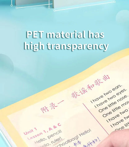 50 Sheets PET Transparent Sticky Notes Perspective Waterproof Clear Fluorescence Memo Pad Stationery School Office Supplies