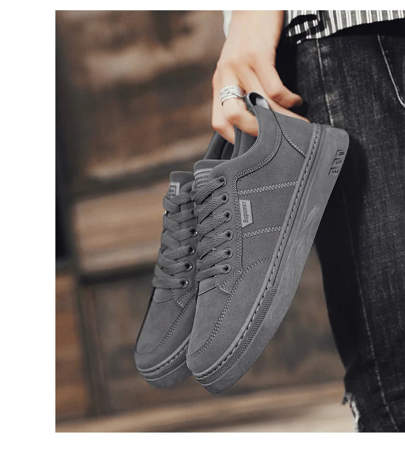 Men's Shoes 2025 New Spring Work Safety Shoes, Anti-slip, Wear-resistant, Versatile Casual Sports Work Shoes, Men's Board Shoes