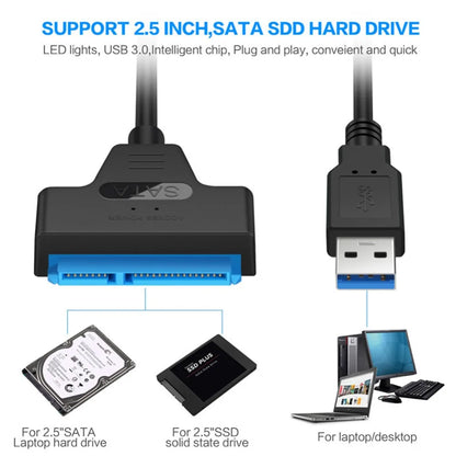 Up to 6 Gbps Sata to Usb 3.0 Adapter for 2.5 Inch Laptop Accessories External HDD SSD Hard Drive 22 Pin Cable Computer Cables