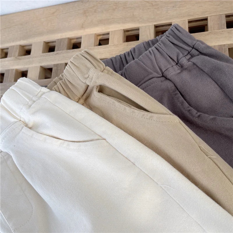 Kids Pants Kids Clothes Slacks Boys Girls Pants Foreign Style Korean Pants Autumn Spring Clothes for Kids