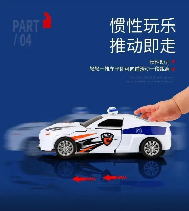 Transforming Inertial Car with Collision Technology: Autobot Robot Car for Boys