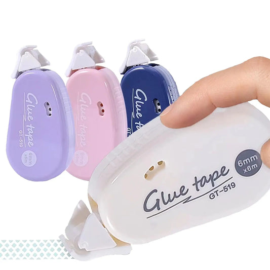 Double-Sided Adhesive Roller, Scrapbook Supplies, Adhesive Tape Runner for Scrapbooking, Home School Office Journaling Supplies