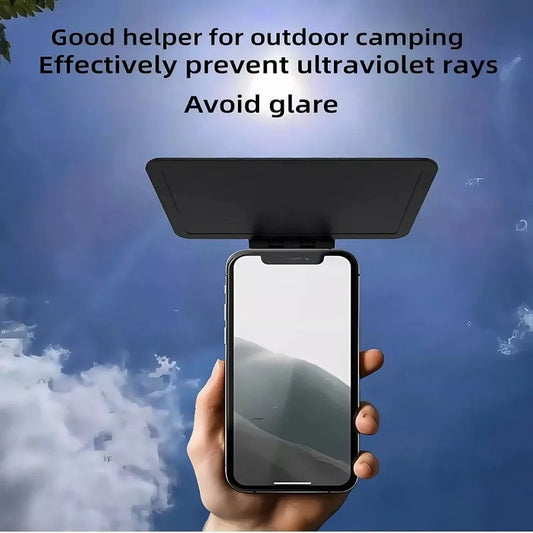 Mobile Phone Sun Visor Uv Protection Phone Screen Universal Smartphone Sunshade Cover For Outdoor Use For Smartphones ﻿