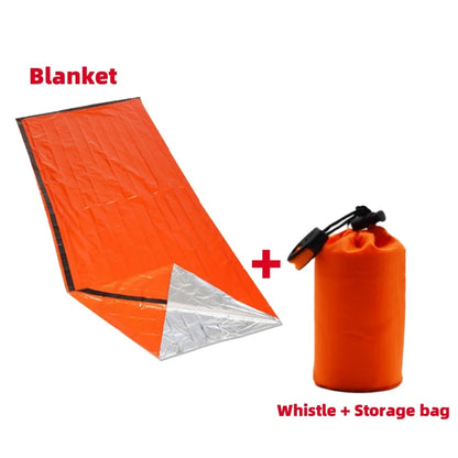 Emergency Sleeping Bag, Mylar Emergency Blanket, Waterproof Lightweight Survival Shelter Blanket