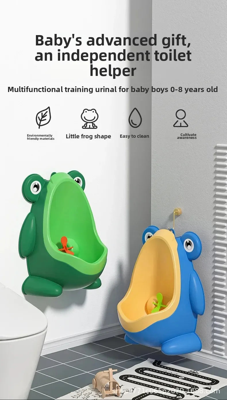 Wall-Mounted Baby Boys Urinal Child Training Toilet Stand Up Urinal Toddler Boys Potty Holder Travel Portable Training Urinal