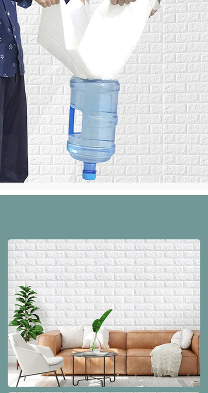 70cmx2m Meter Foam 3D Wall Stickers Self Adhesive Panel Home Decor Living Room Bedroom House Decoration Bathroom Brick Wallpaper