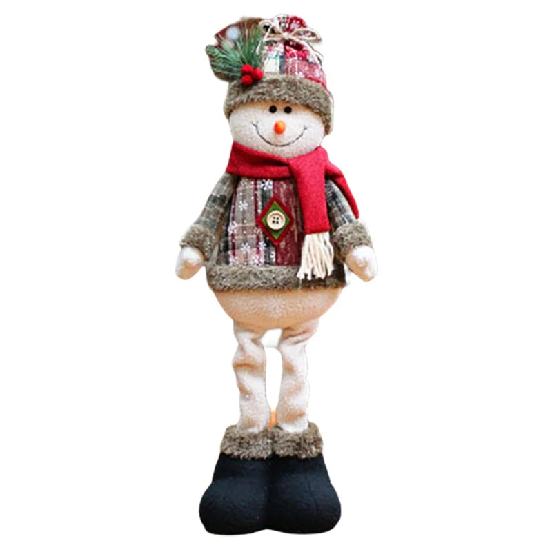 Innovative Elk Santa Snowman Doll Christmas Ornaments Merry Christmas Tree Decoration For Home Table Decor 2025 New Year Navidad
