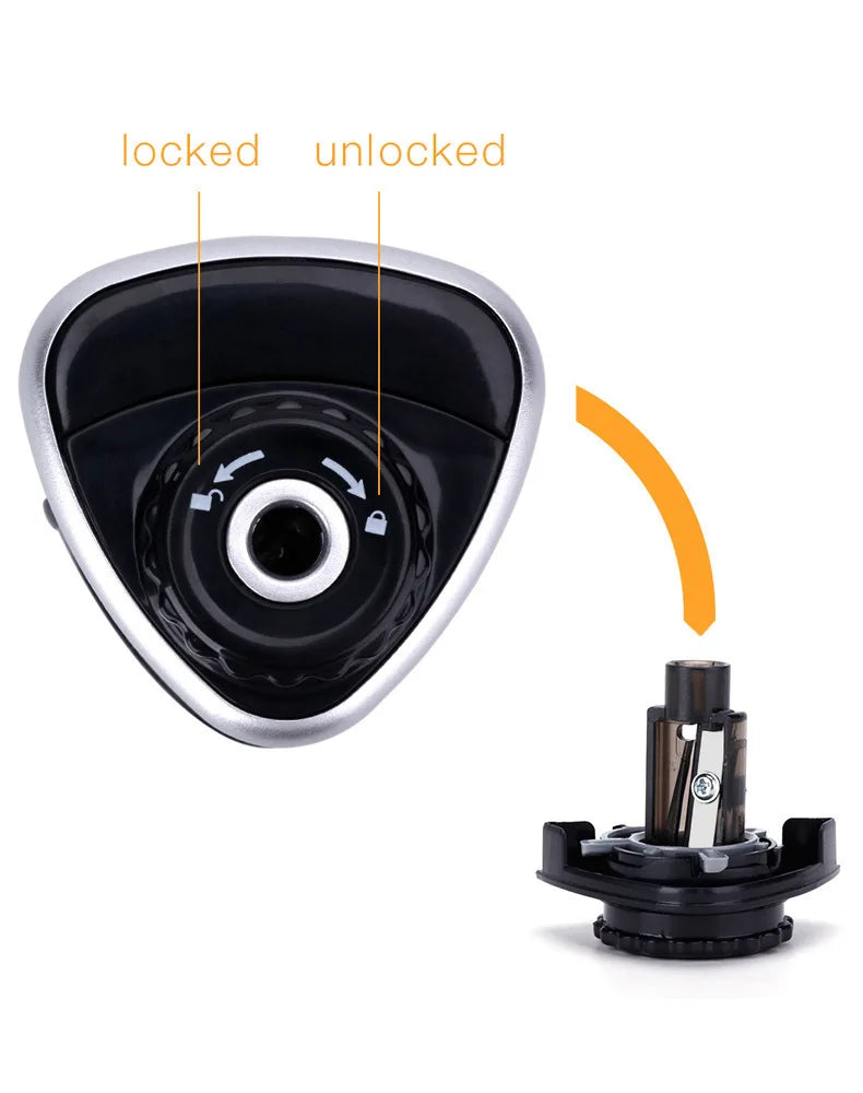 Portable Pencil Sharpener Electric Manual 2 in 1 Automatic Pencil Sharpener Kids Adults Auto Pencil Sharpener Stationery