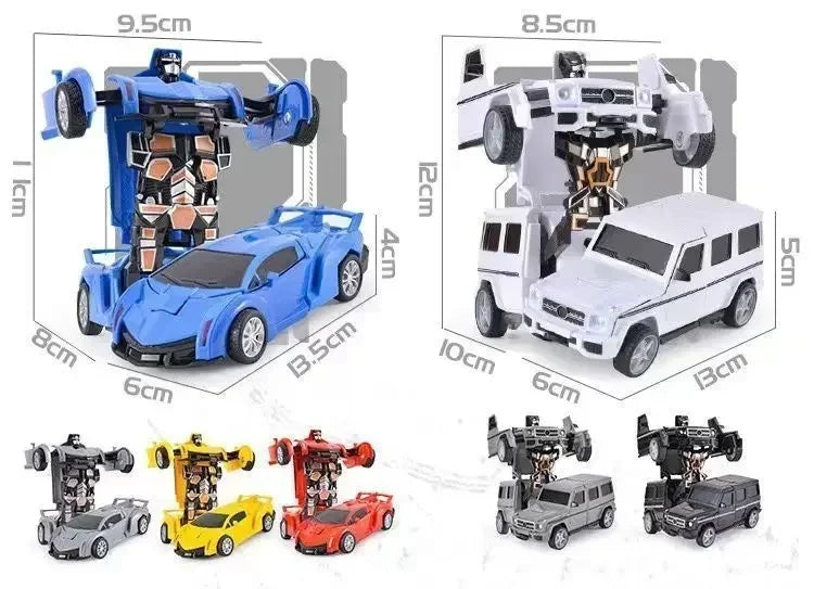 Transforming Inertial Car with Collision Technology: Autobot Robot Car for Boys