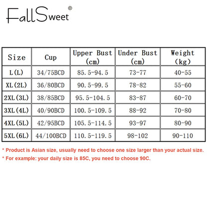 FallSweet Seamless Ice Silk Push Up Bra for Women Wireless Lace Bralette Plus Size Brassiere Summer Comfort Underwear Lingerie